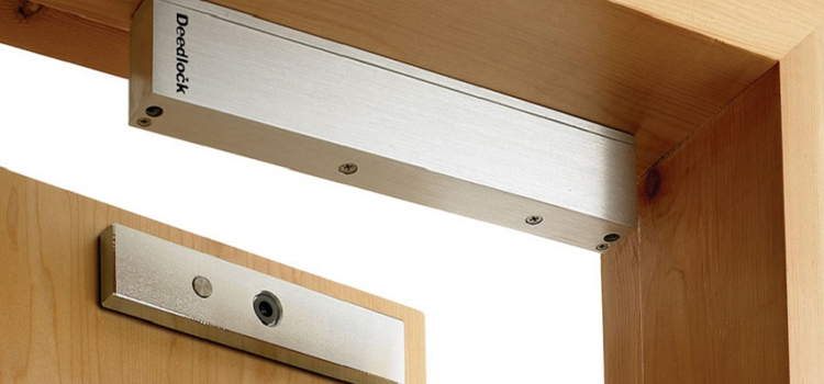 Magnetic lock installation West Puente Valley